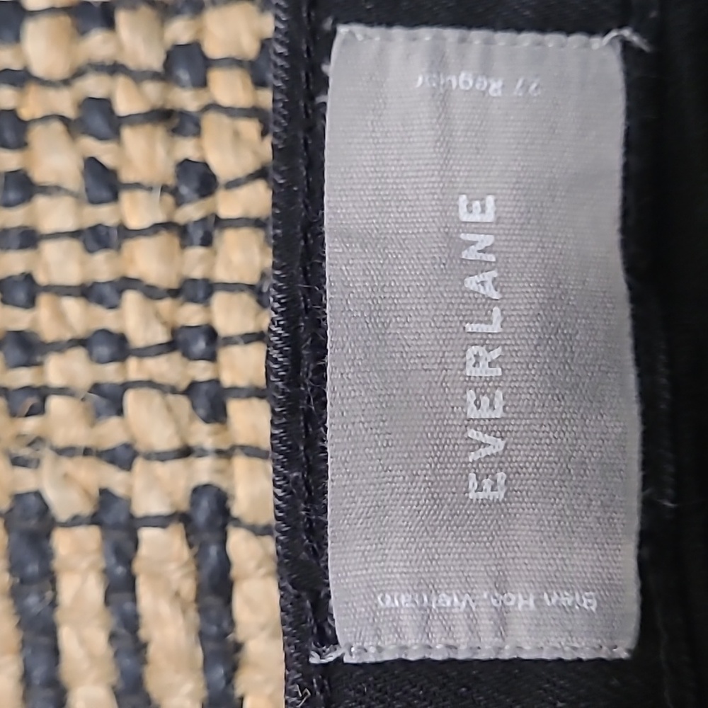 EVERLANE HIGH RISE BLACK JEANS - Picture 6 of 7